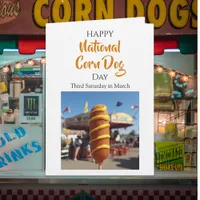 National Corn Dog Day | Third Saturday in March Card
