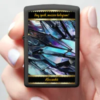 Holographic Abstract Texture of Wonder Zippo Lighter