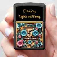 Celebration of Creativity and Love for Five Years Zippo Lighter