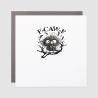 Halloween F-Caw-F Bird Cool Unique Car Magnet