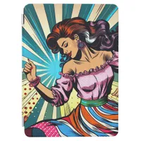 Pretty Woman Dancing Salsa Pop Art iPad Air Cover