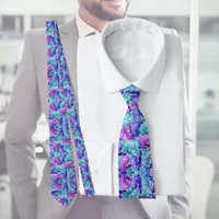 Magnificent hydrangea blossoms       neck tie