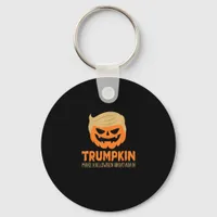 Trumpkin Make Halloween Great Again Jack O Lantern Keychain