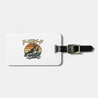 Humor Gothic F Caw F Funny Crow Creative Style Luggage Tag