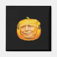 Scary Trumpkin Pumpkin Halloween Party Design Magnet
