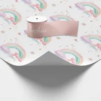 Fairy Girl Rainbow Magic Teapot Birthday  Satin Ribbon