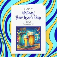 Happy Beer Lover's Day! Funny Holidays Card