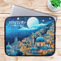 Painting Positano Amalfi Coast Italy Art Travel Laptop Sleeve