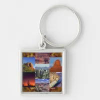 Arizona Desert Collage Keychain