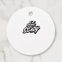Eat Drink And Be Scary Basic Clean Favor Tags