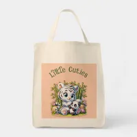 Little Cuties Panda & Tiger | Tote Bag