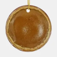 Pumpkin Pie Christmas Ceramic Ornament