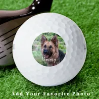 Personalized Dog Photo - Dog Lover Golf Balls