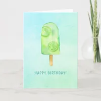 Ice Cream Birthday Party Card