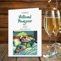 Happy National Hangover Day | January 1st Card