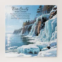 Door County  Wisconsin Winter Poem  Jigsaw Puzzle