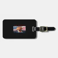 No Kings In America Anti-Trump Creative Design Luggage Tag