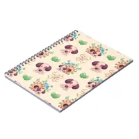 Adorable Dog Pattern  Notebook