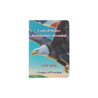 Legacy of Freedom Bald Eagle • 1776–2026 Patriotic Passport Holder