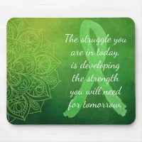 Lyme Disease Inspirational Quote Mouse Pad