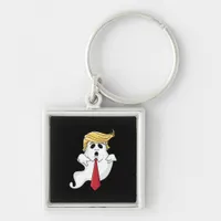Funny For Halloween, Donald Costume Classic Keychain