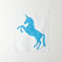 Blue Unicorn Tapestry