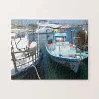 Greek Fishing Boats Jigsaw Puzzle