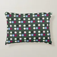 Colorful Polka Dots Stylish Modern Accent Pillow