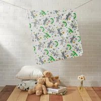 Dragonflies and Dandelions    Baby Blanket