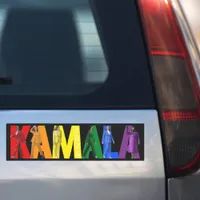 KAMALA 2024 Rainbow Pride Flag Car Bumper Magnet