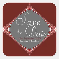 Simply Fancy Save the Date Sticker