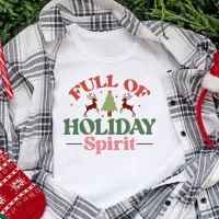 Holiday Spirit Retro Groovy Christmas Holidays Tri-Blend Shirt