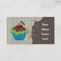 fun cupcake business Cards