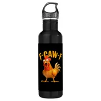 F-Caw-F Chicken Classic Retro Style Stainless Steel Water Bottle