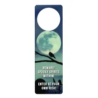 Sweet Darkness Gothic Full Moon Eerie Graveyard Door Hanger