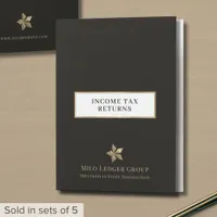 Professional Income Tax Return Folders