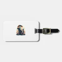 Cottagecore Aesthetic Goblincore Mushroom Fairycor Luggage Tag