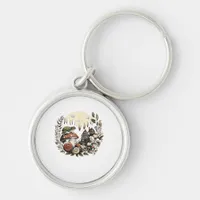 Aesthetic Goblincore And Cottagecore Mushroom Drea Keychain