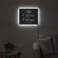 Curses and Poisons LED Sign