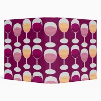 Wine Design 3 Ring Binder