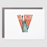No Kings Statue Of  Protest  American Classic Car Magnet