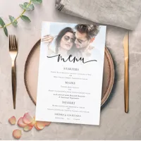 Budget Photo Overlay Script Wedding Menu