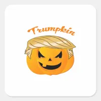 Trumpkin Classic – Political Parody Square Sticker