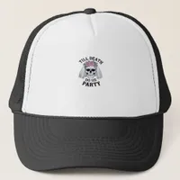 Halloween Wedding Spooky - Till Death Do Us Party Trucker Hat