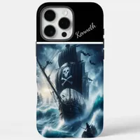 Pirate Ship In A Storm iPhone 16 Pro Max Case