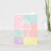 So Sweet of You to Come! Folded Thank You Card