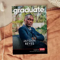 Bold Graduation Announcement and Party Invitation