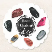 *~* Root Chakra Elixir AP64 Stones Paper Coaster