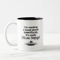Colorful Two-Tone Mug for Bookworms