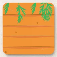 Carrot Vegetable Funny Food Beverage Coaster